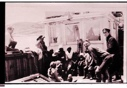 Image of Eugene McDonald with several Inuit children and adults, aboard S. S. Peary