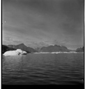 Image of Small icebergs and mountains