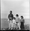Image of Eskimo [Inuit] mother and three children 