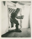 Image of Man in protective clothing, BMEWS site, Thule AFB
