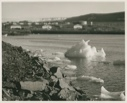 Image of icebeg remnant, Thule AFB in background