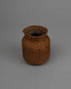 Image of Basket woven around a jar 