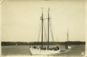 Image of Schooner BOWDOIN in Harbor with Crowd Aboard