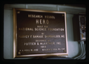 Image of Plaque for research vessel HERO