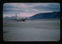 Image of Air Force C-124 aircraft rolls to a stop on runway at Bronlunds Fjord test site