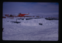 Image of Helicopter in Temp. Argentine Camp Near Edge of Shelf