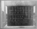 Image of Inscription on stone at grave of Captain John Flygore