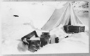 Image of Borden's condensed coffee in food cache, winter quarters of Arctic Schooner Bowdoin