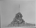 Image of Cairn in which we left our record at Refuge Harbor [Qamarfit]