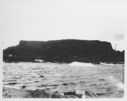 Image of [Toward large building and mountain . The BOWDOIN and other vessels anchored. Ic