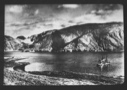 Image of [Harbor and hills . Vessel moored. Labrador?]
