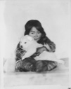Image of Shoo-e-ging-wah [Suakannguaq Qaerngaaq] with pup