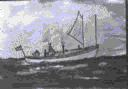 Image of Eskimo [Inuit] drawing of the Seeko motor boat built in Provincetown used on expedition