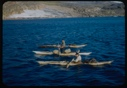 Image of Three kayakers