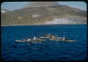 Image of Five kayakers