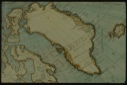 Image of Map of Greenland area with Ellesmere, Baffin Islands and Iceland