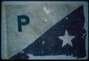 Image of Peary flag with ”P” and star, image of 