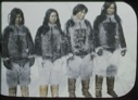Image of The four Eskimos [Inuit] who stood at Pole [Iggianguaq, Sigluk, Odaq, Ukkujaaq]