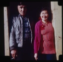 Image of Eskimo [Inuit] couple in doorway