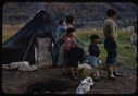 Image of Family near tent