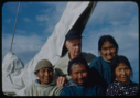 Image of Ootaq, Harrigan [Inukitooq], Donald MacMillan, Tukummeq and Arnanguaq [?] from NP Expedition