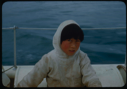 Image of Eskimo [Inuk] boy aboard