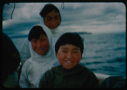 Image of Eskimo [Inuit] boys, aboard