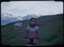 Image of Eskimo [Inuk] child in traditional dress