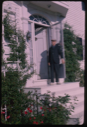 Image of Donald MacMillan at front door