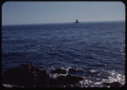 Image of Bowdoin under sail, off shore