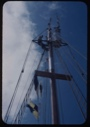 Image of Two crewmen atop rigging