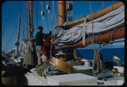 Image of Ian White on forward deck