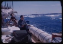 Image of Dr. William Powers looking at ice field