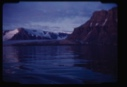 Image of Glacier in midnight sun