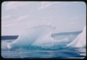 Image of Iceberg; light coming through