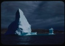 Image of Icebergs. Dramatic light and shape