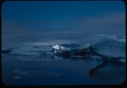 Image of Icebergs in low light
