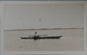 Image of [Donald MacMillan in his kayak]