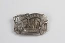 Image of Belt buckle commemorating the "Discovery of the North Pole"