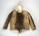 Image of Sealskin parka with decorative points, associated with Capt. Robert A. Bartlett